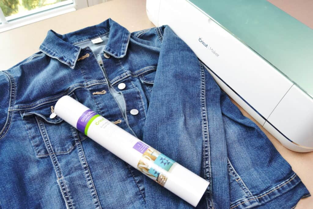 DIY Wedding Jean Jacket for Brides with Cricut Mary Martha Mama