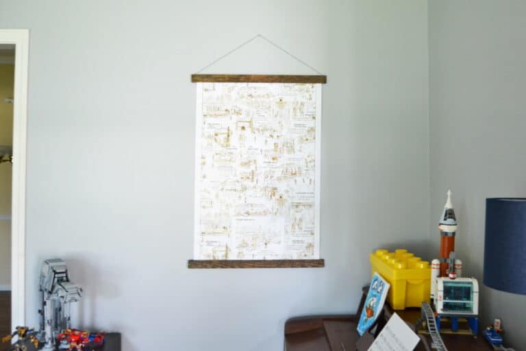 DIY Magnetic Poster Hanger