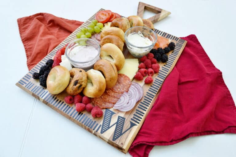 How to Make a Breakfast Charcuterie Board with your Cricut