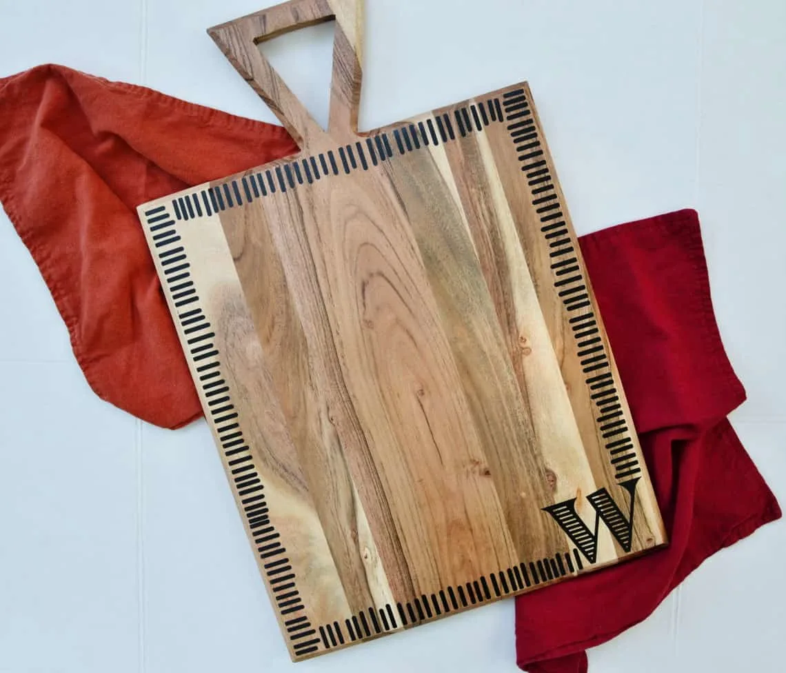 personalized charcuterie board