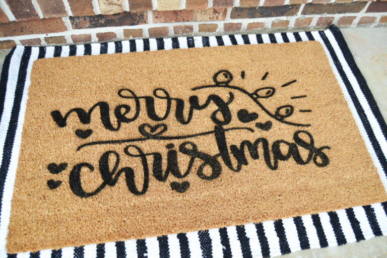 How to Make a Festive Doormat