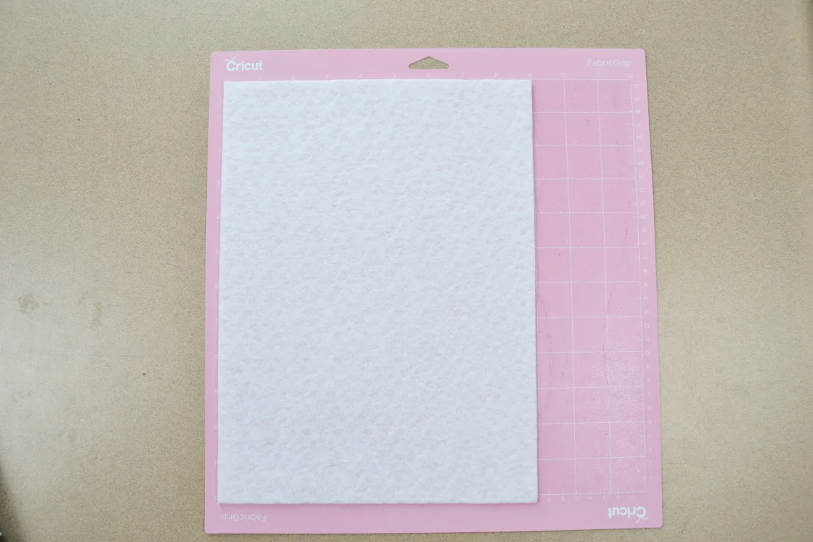 felt on cutting mat