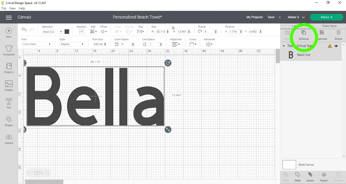 name in design space