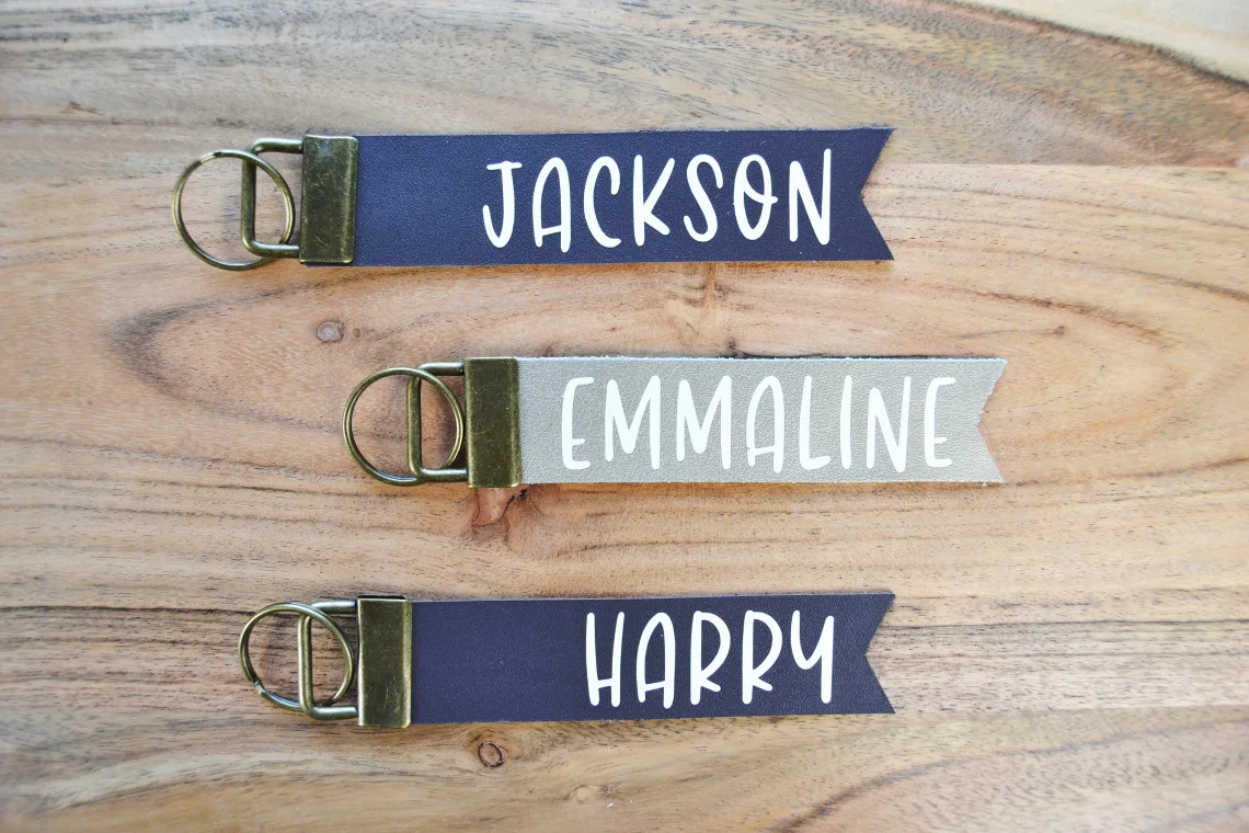 How To: Make These DIY Leather Keychain Fobs