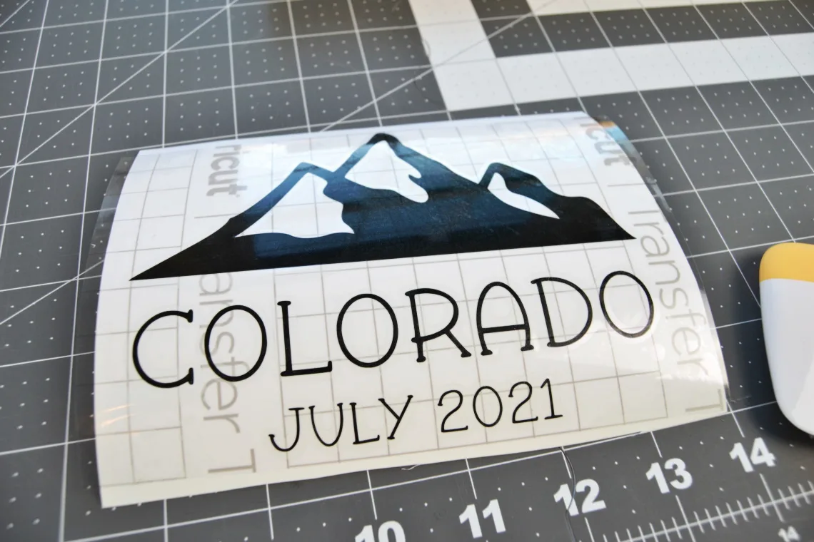 applying the transfer tape