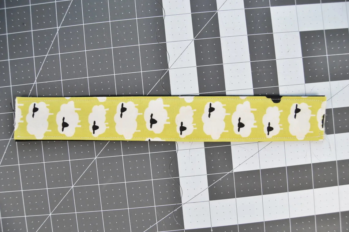 the pieces sewn together