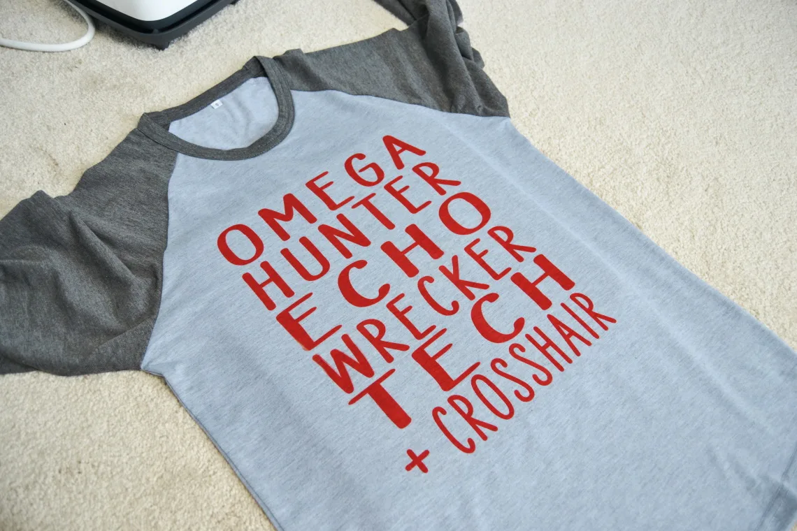 shirt after pressing