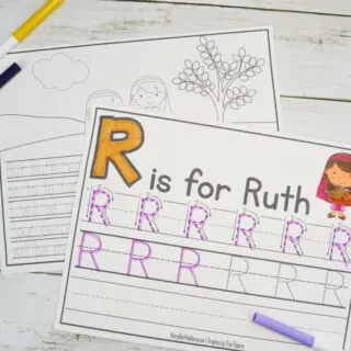 free printable Ruth and Naomi activities