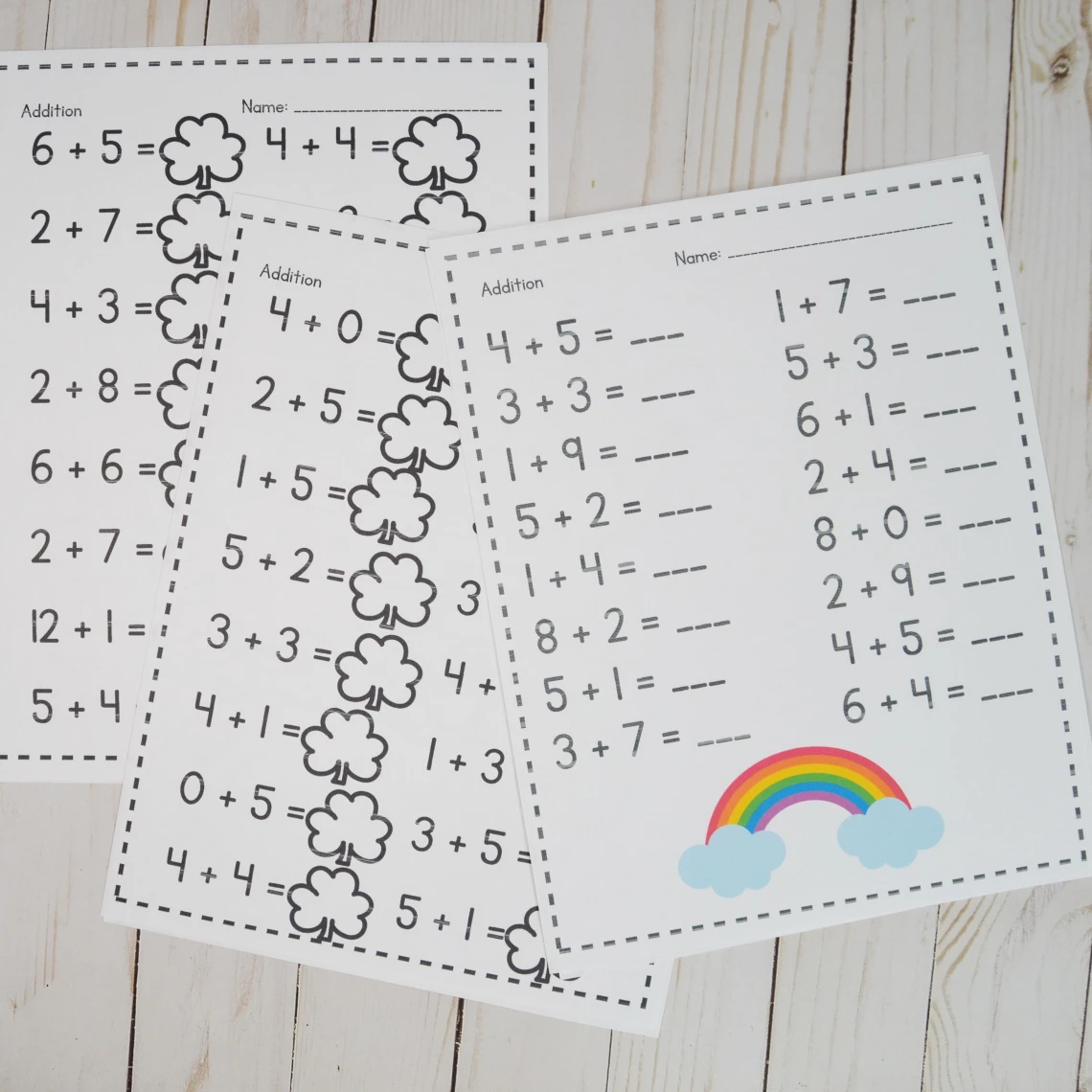 math worksheets