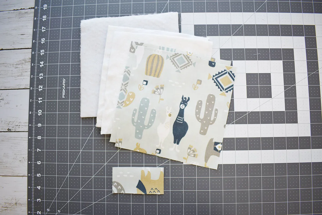 supplies for the DIY potholders