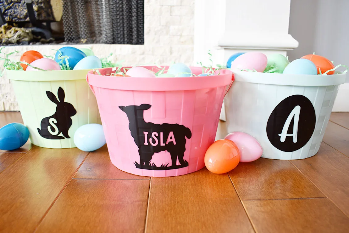 Cricut Easter Baskets