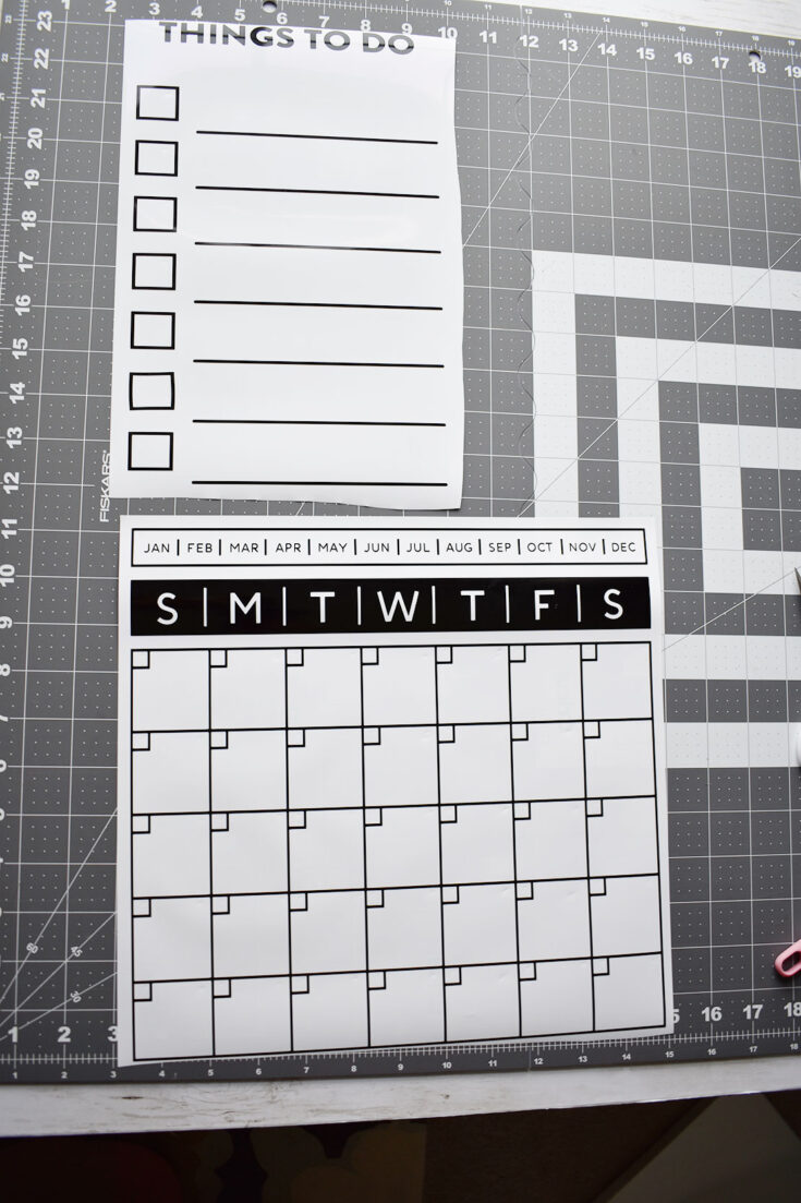 DIY Whiteboard Calendar Mary Martha Mama