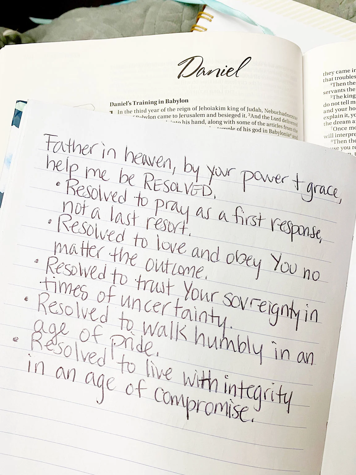Daniel prayer