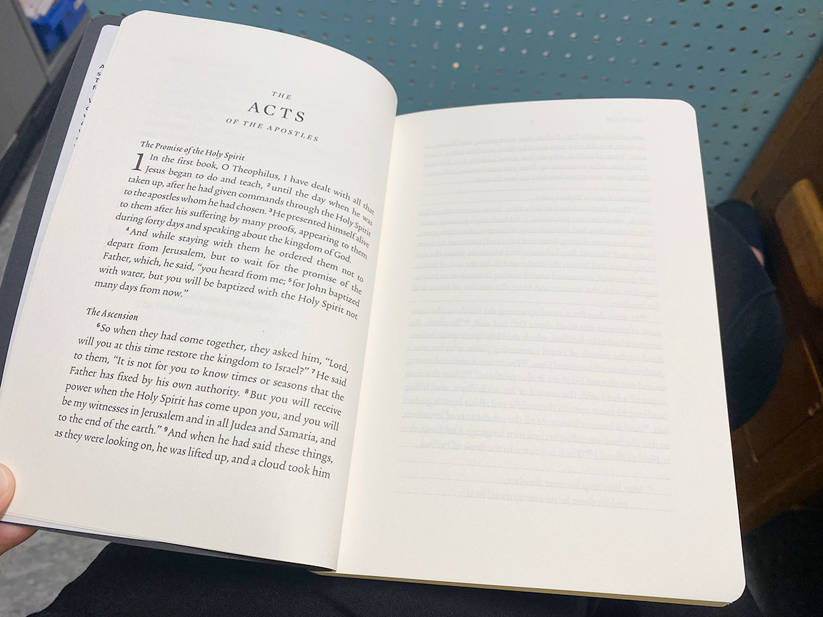 Acts study journal