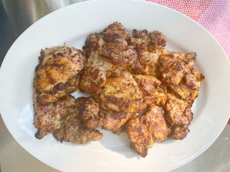chicken made with the grilled chicken thigh recipe