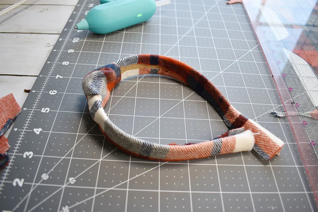 the ends before cutting