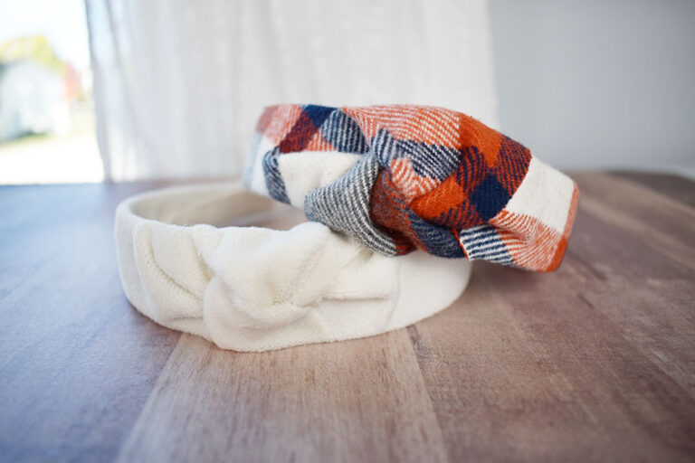 headbands made with the how to make a knotted headband tutorial