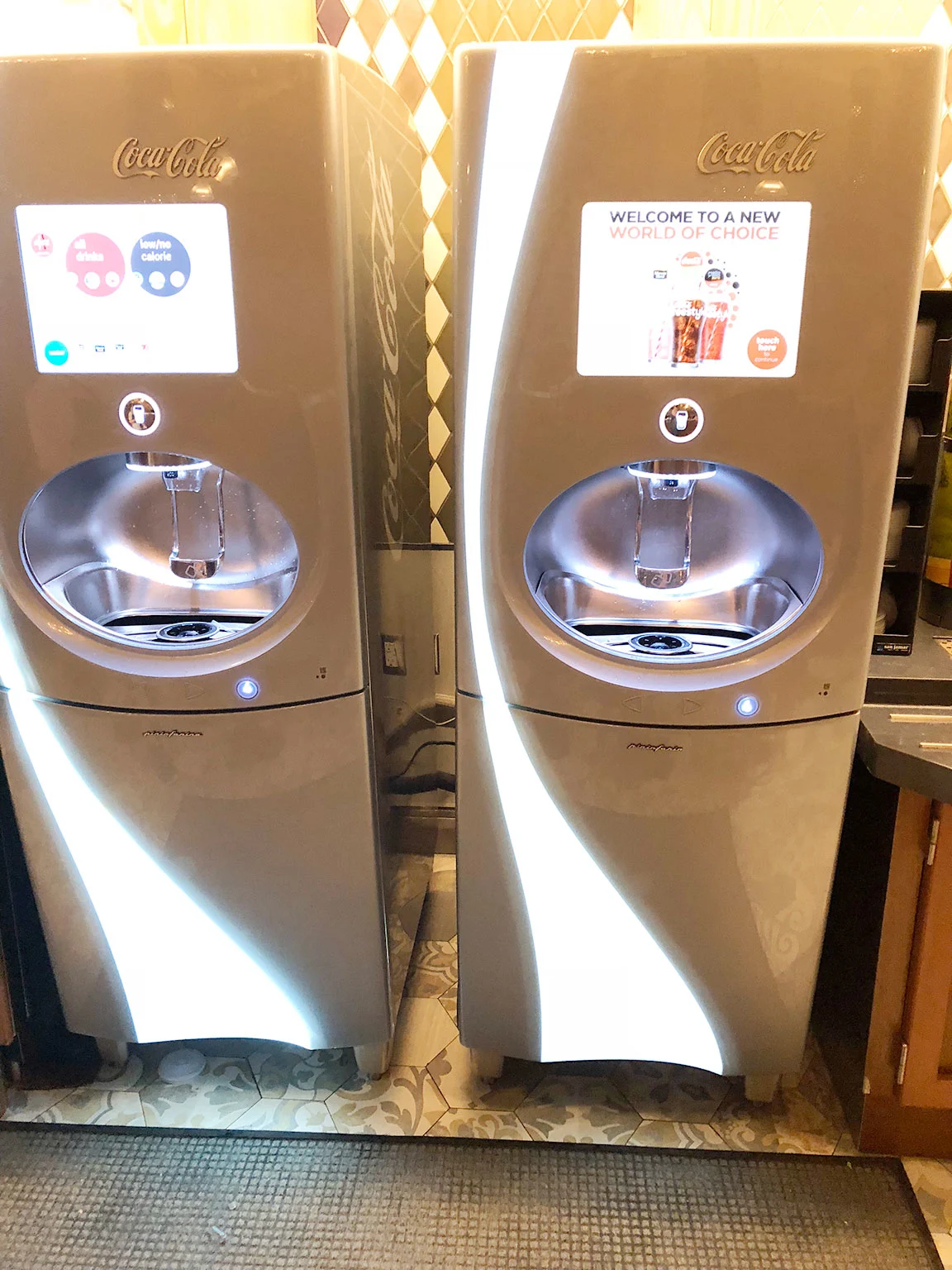 Coke Freestyle machines at Port Orleans French Quarter