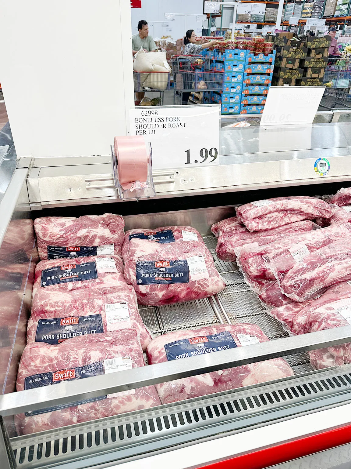 Costco haul June 2023 pork shoulder