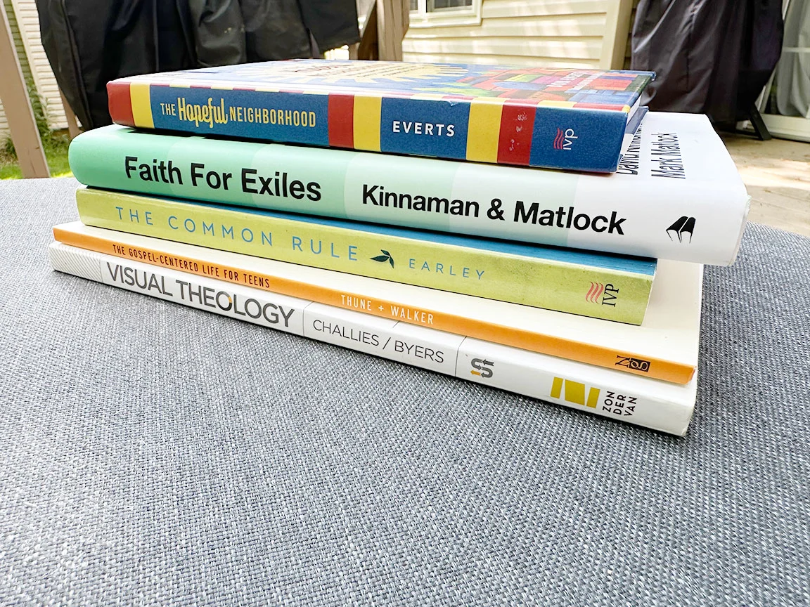 stack of books