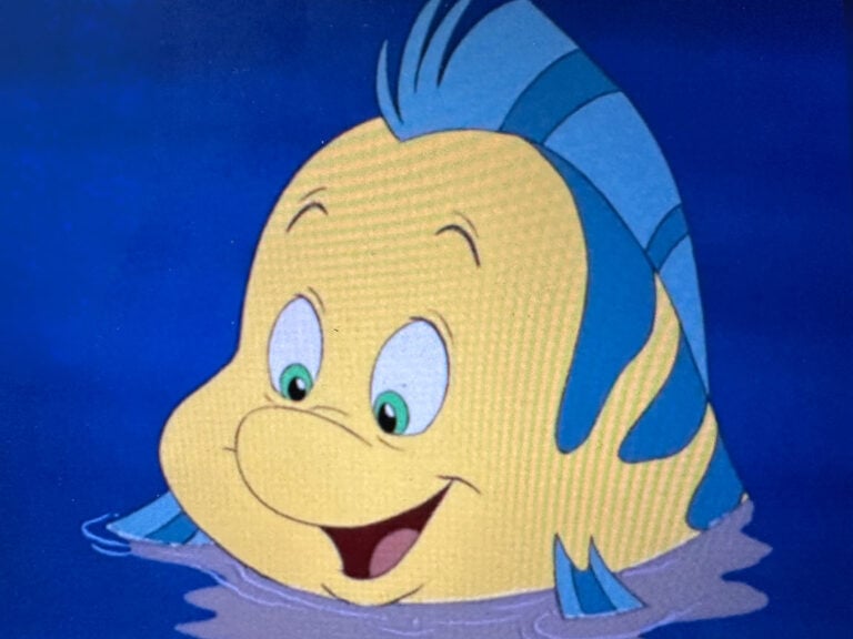 cartoon characters that start with F Flounder horizontal