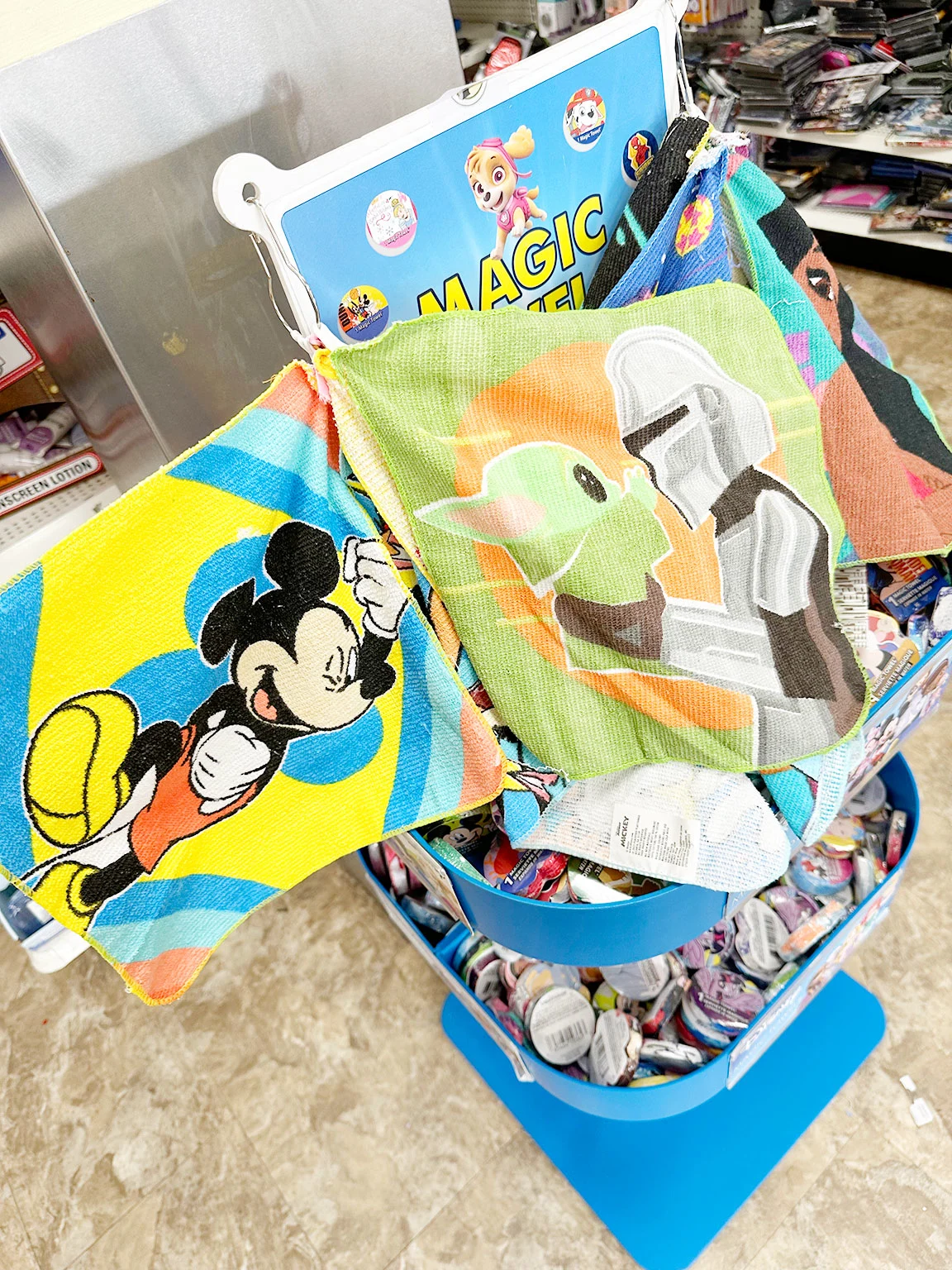 Disney magic towels as fish extender gift ideas