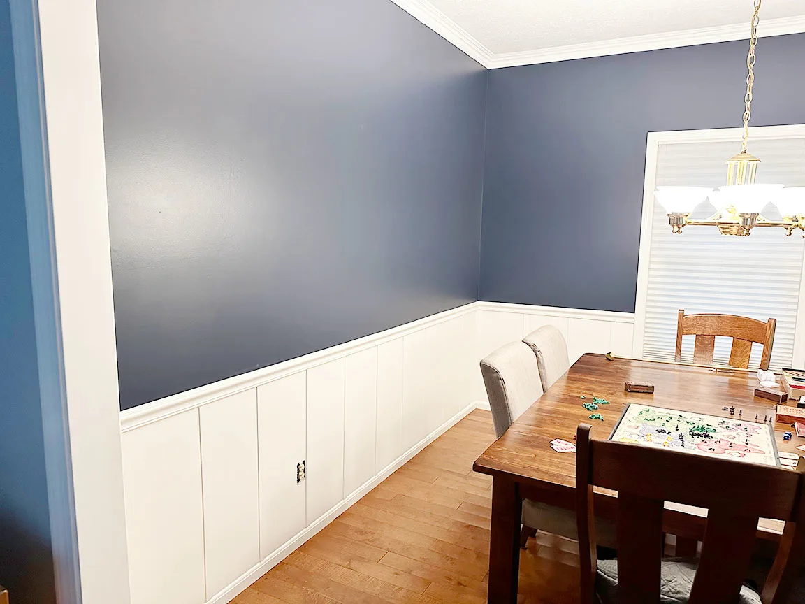 dining room after painting