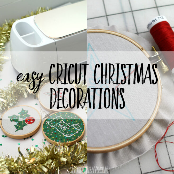 Image for Easy Cricut Christmas decorations