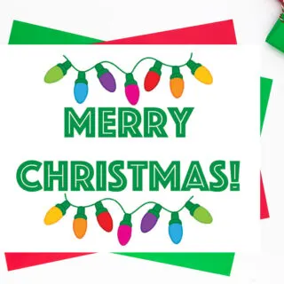 Merry Christmas Printable Sign