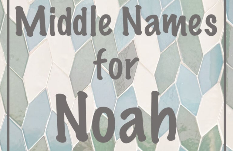 middle names for Noah