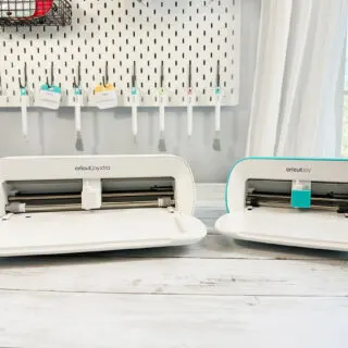 Cricut Joy vs Cricut Joy Xtra side by side comparison open