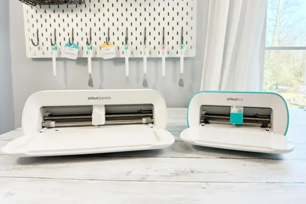 Cricut Joy vs Cricut Joy Xtra side by side comparison open