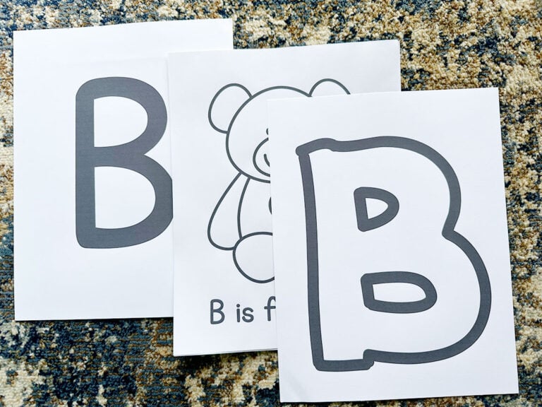 letter b printable pdfs