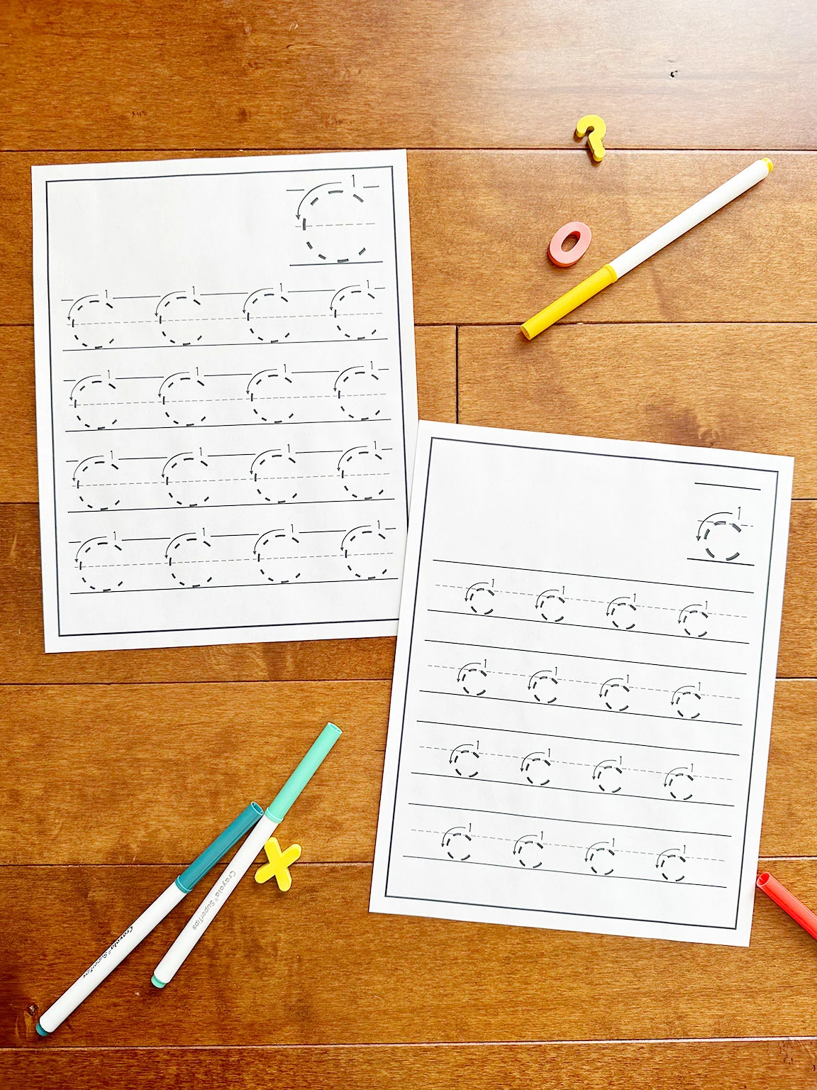 letter c tracing pages