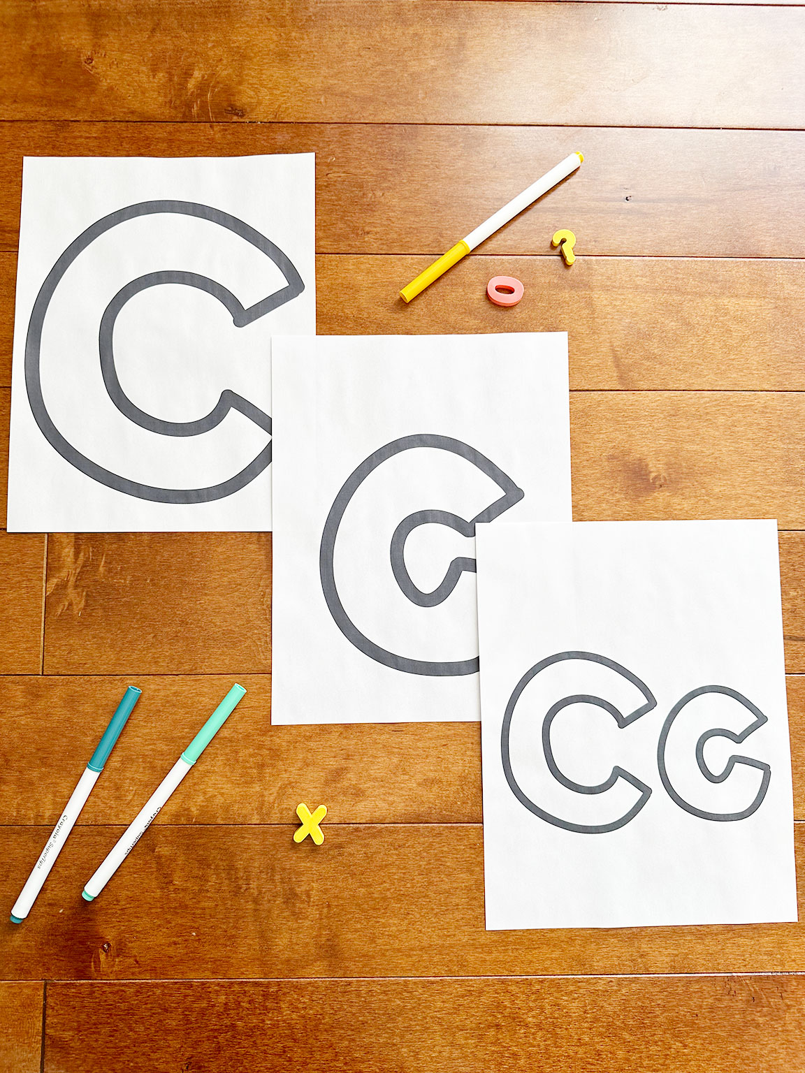 Letter C Printable outlines