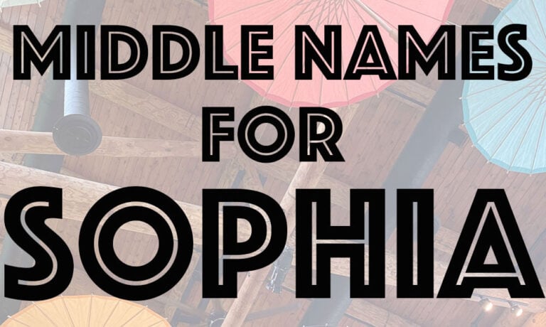 middle names for Sophia