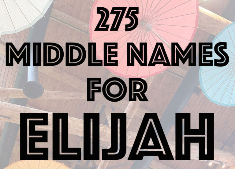 middle names for Elijah fea