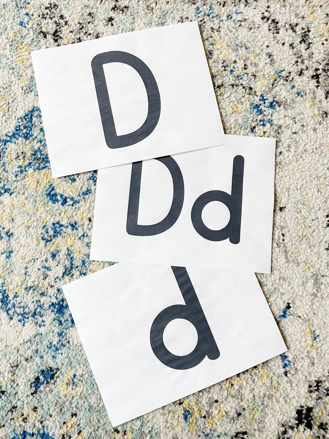 Letter D printable pages Print horizontal