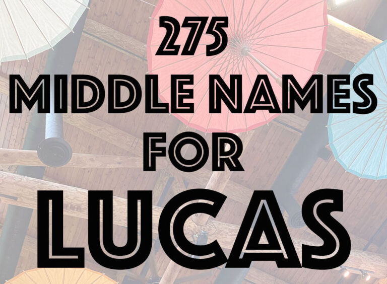 middle names for Lucas list
