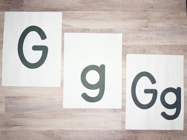 Sample Letter G Letter G Printable | Free PDFs and Worksheets – Mary Martha Mama