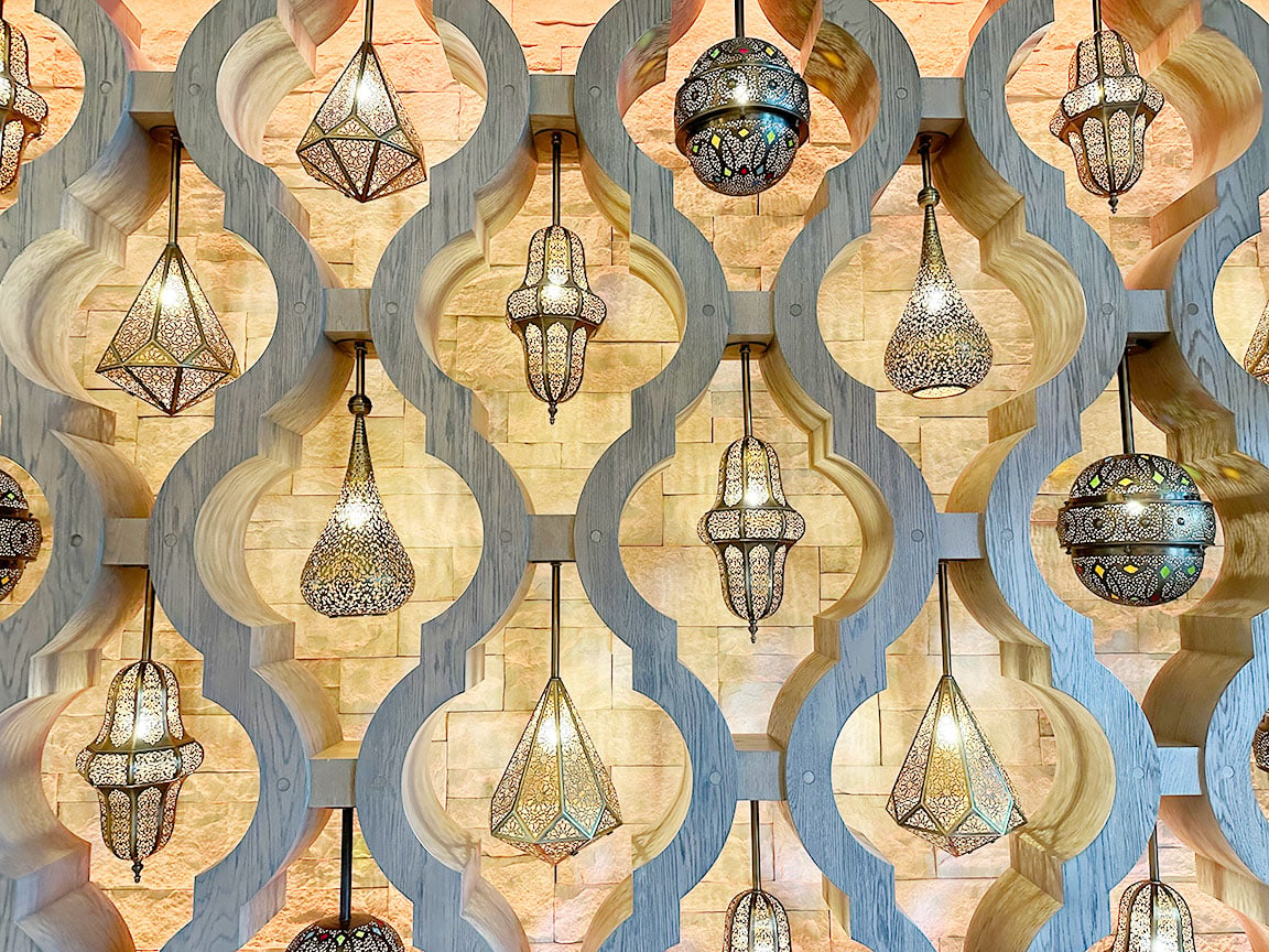 lantern wall